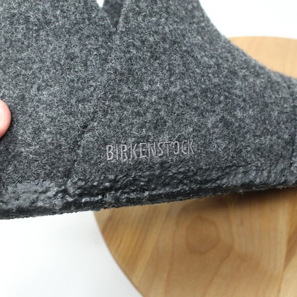 Birkenstock Shoes Mens 8 Andermatt Slipper Boot Anthracite Wool Felt Gray Italy - Picture 9 of 14